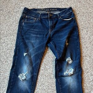 American Eagle Dark Blue Denim Jeans